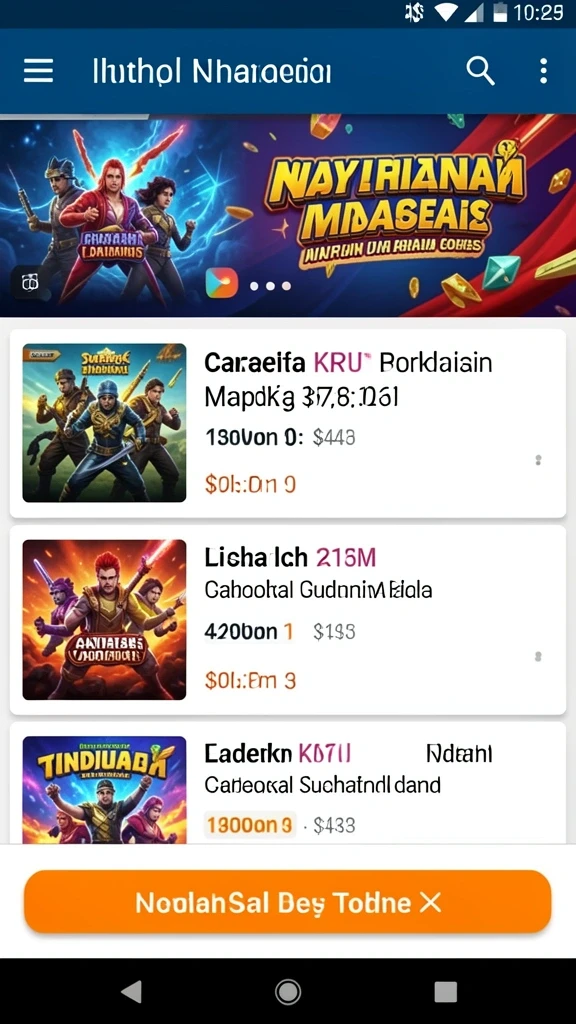 Fitur turnamen yang membuat pengalaman bermain lebih seru.