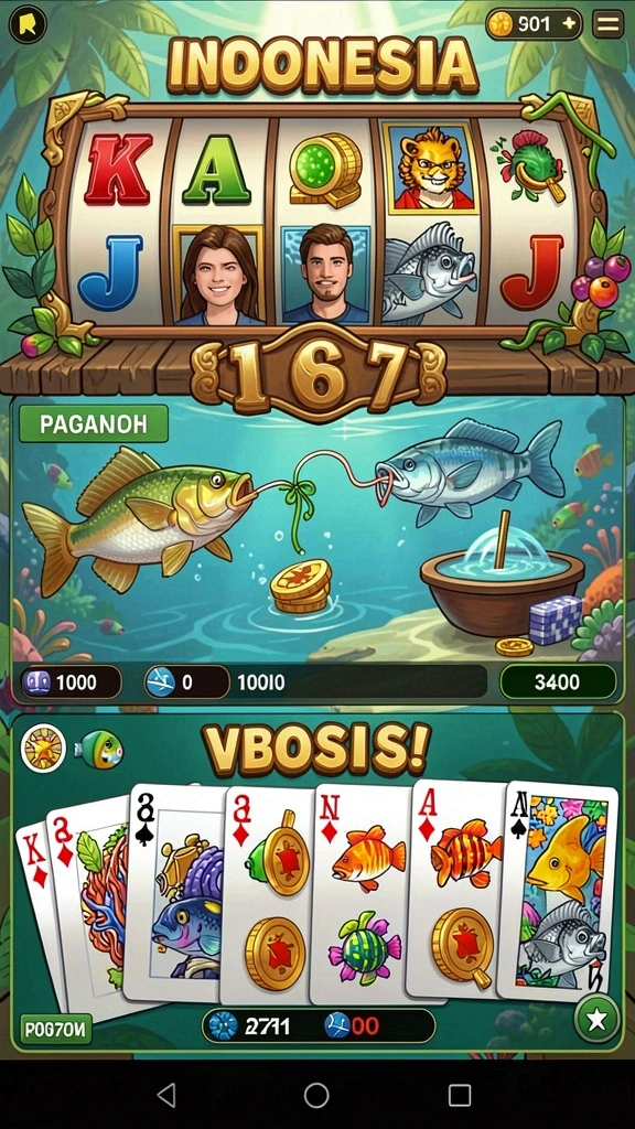 Berbagai tema slot yang menghibur dan penuh warna.