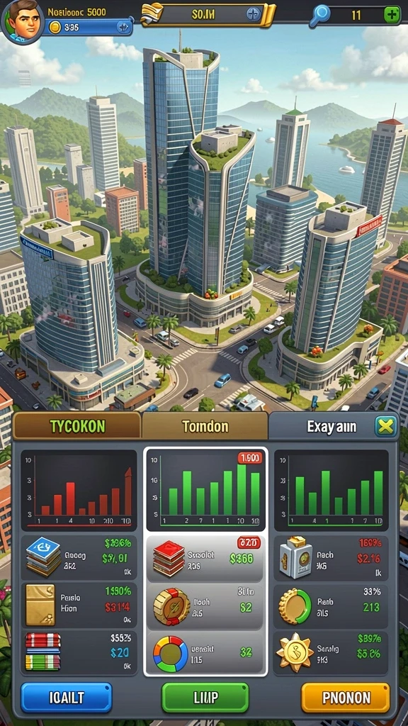 Screenshot menampilkan layar permainan dengan simbol-simbol berwarna cerah.