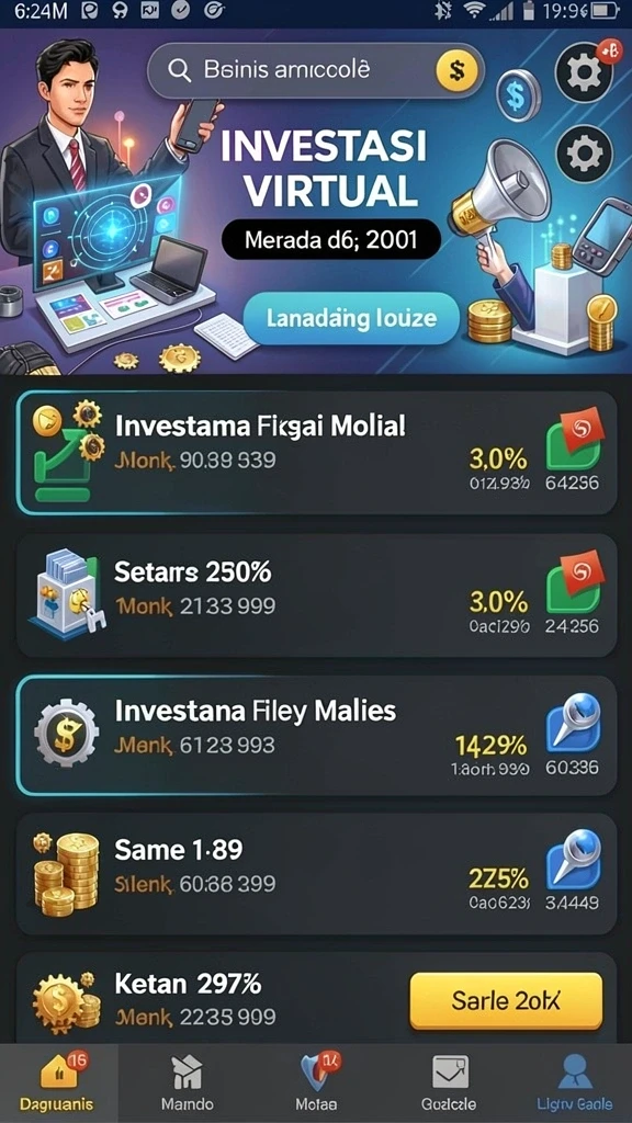 Fitur deposit dan penarikan yang mudah.