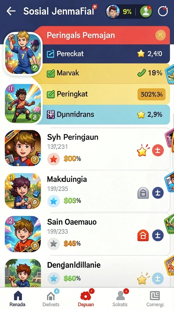 Pengalaman bermain yang seru dan menguntungkan.