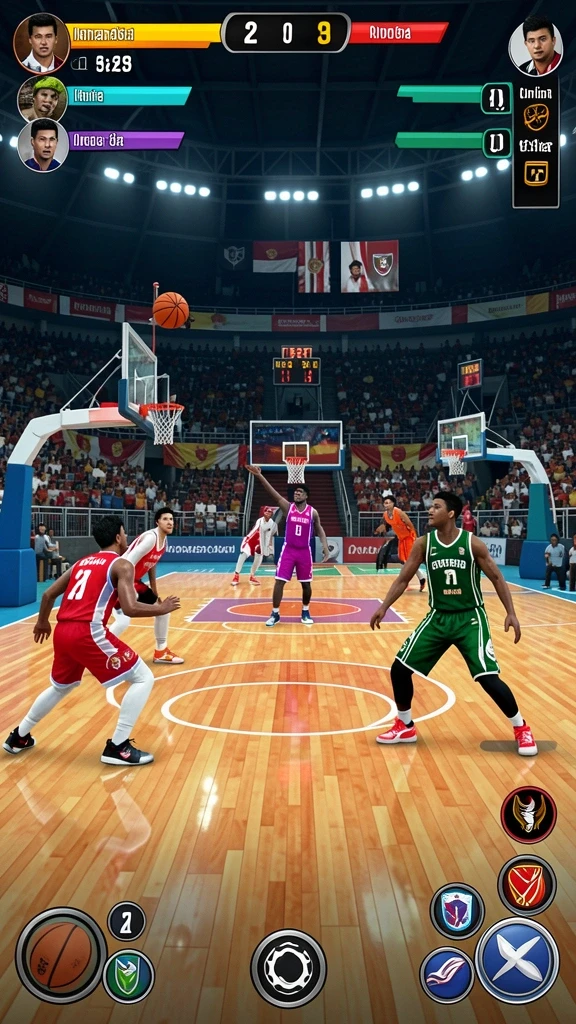 Fitur multiplayer yang memungkinkan bersaing dengan teman.