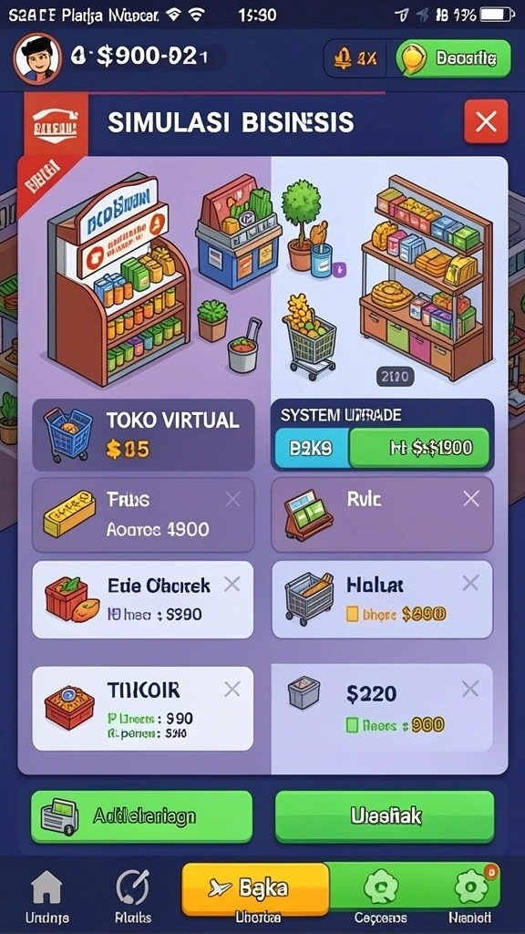 Screenshot fitur bonus menarik dalam FUNGAME777.