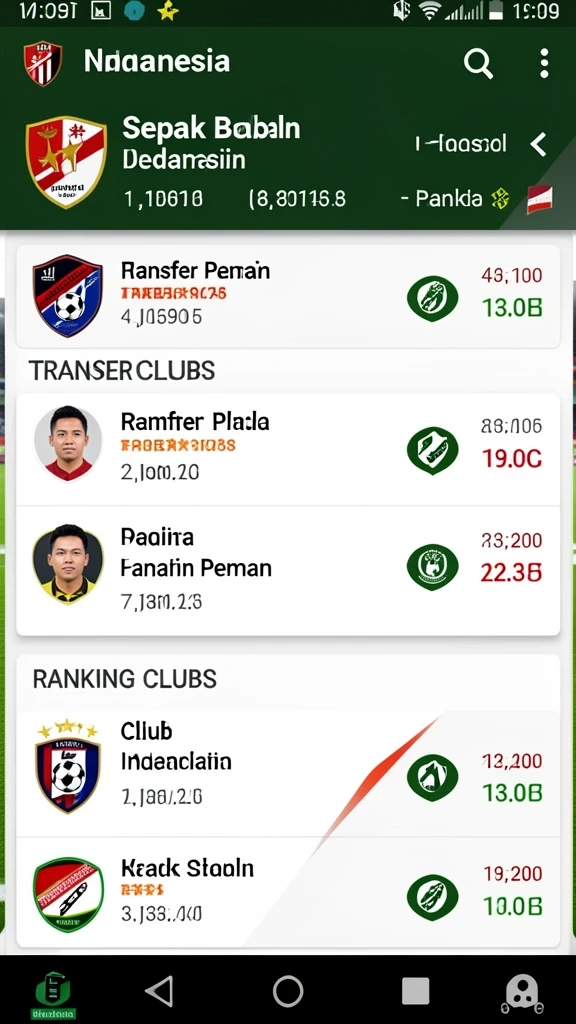 Gambaran interface pengguna yang menarik.