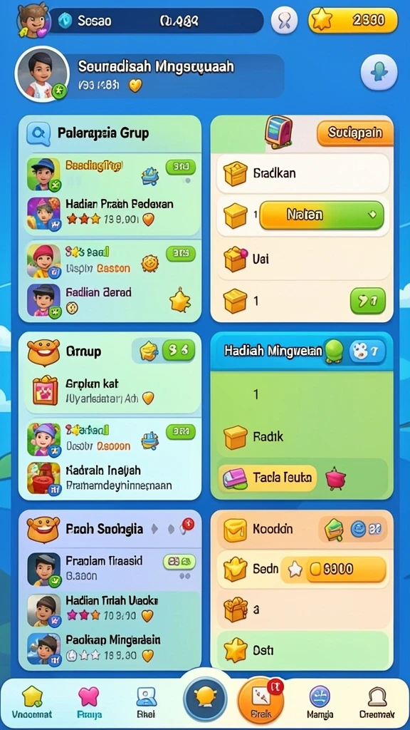 Berbagai tema permainan slot yang kaya warna.