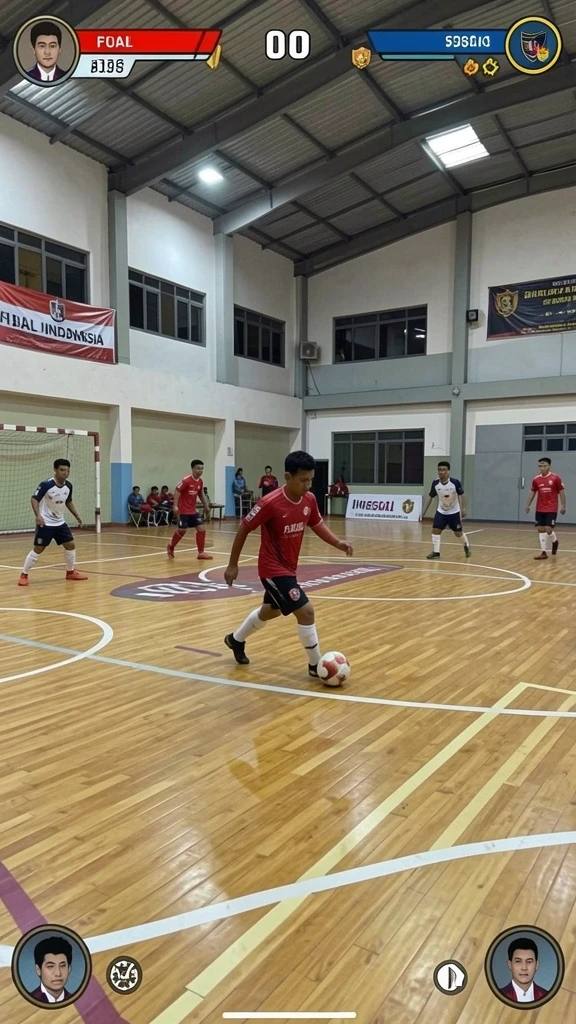 Tampilan awal permainan yang menarik dan interaktif.