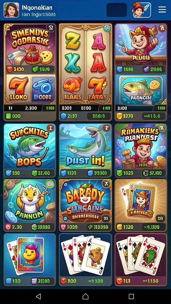 Fitur spin gratis yang menonjol.