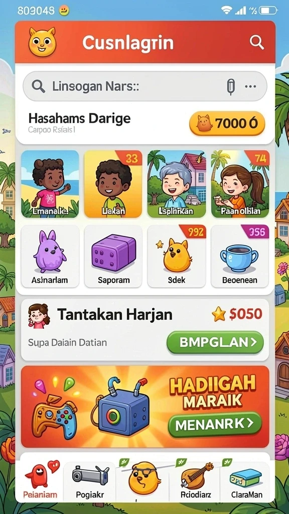 Tampilan antarmuka pengguna yang menarik dan intuitif.