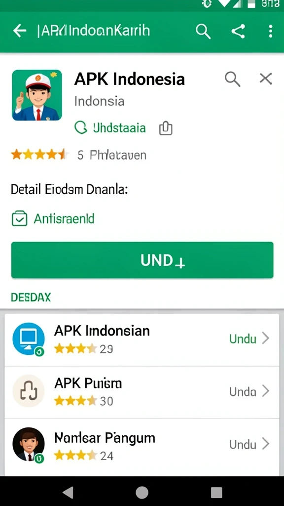 Tampilan antarmuka yang sederhana dan intuitif.