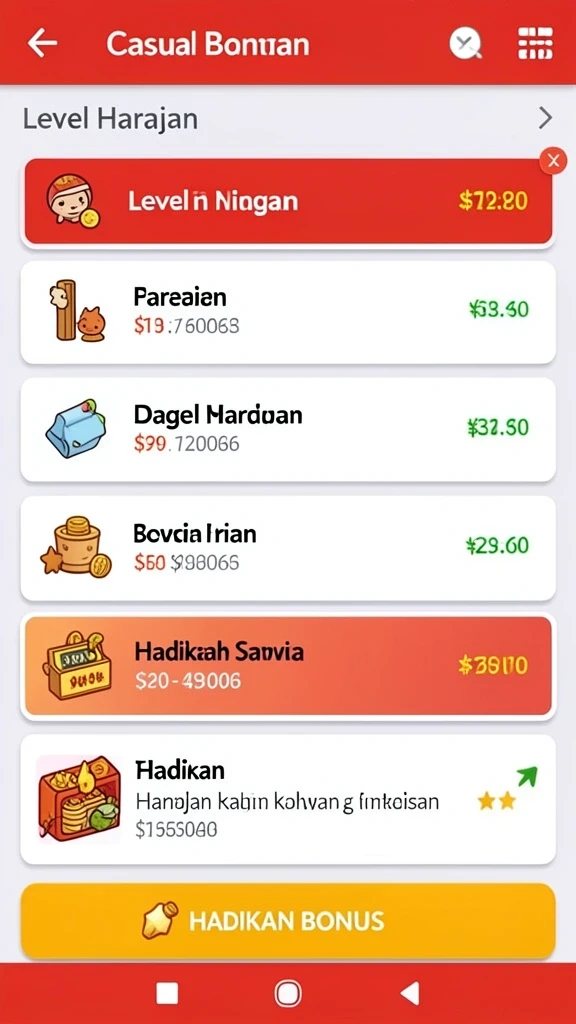Tema slot klasik yang penuh warna.