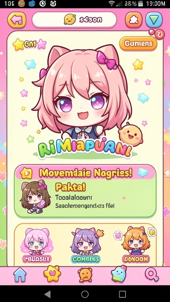 Tampilan mesin slot yang menarik dan modern.
