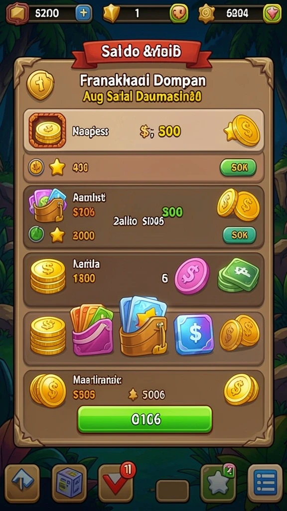 Fitur bonus yang menggiurkan dan menyenangkan.