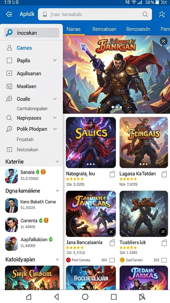 Fitur turnamen dan hadiah menarik bagi semua pemain.