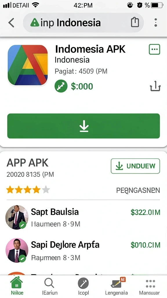 Tampilan antarmuka yang user-friendly.