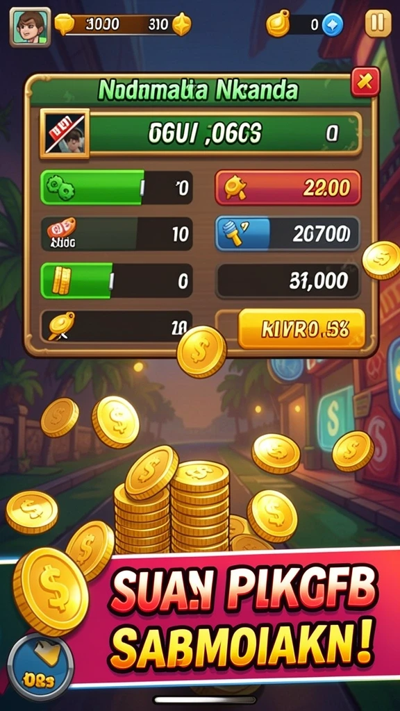 Level menantang yang siap untuk dimainkan.