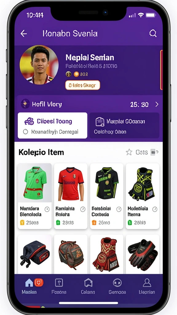 Tampilan awal aplikasi yang menarik dan intuitif.