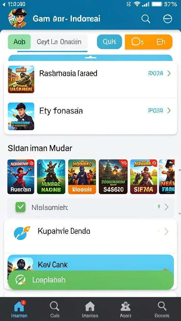 Berbagai mode permainan yang mengasyikkan.