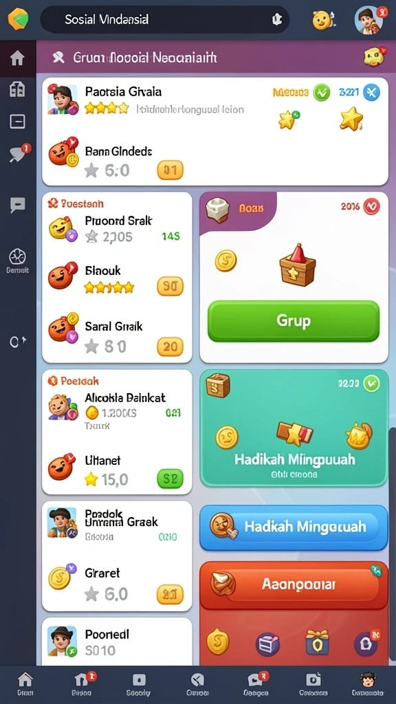 Fitur bonus harian yang menguntungkan bagi pemain.