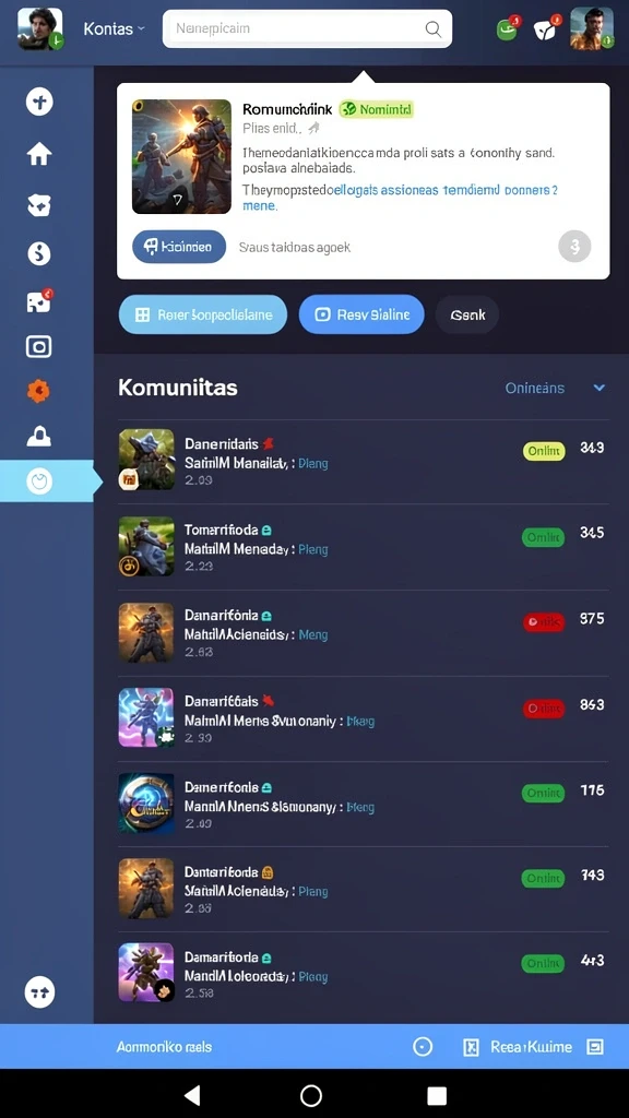 Tampilan antarmuka yang menarik dan modern.