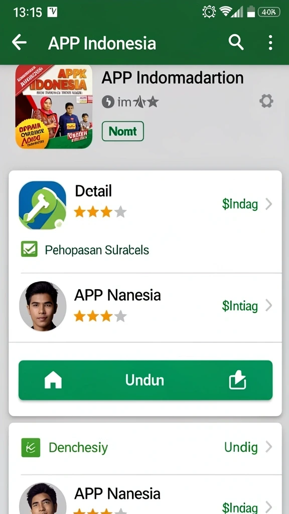 Tampilan antarmuka yang intuitif dan menarik.