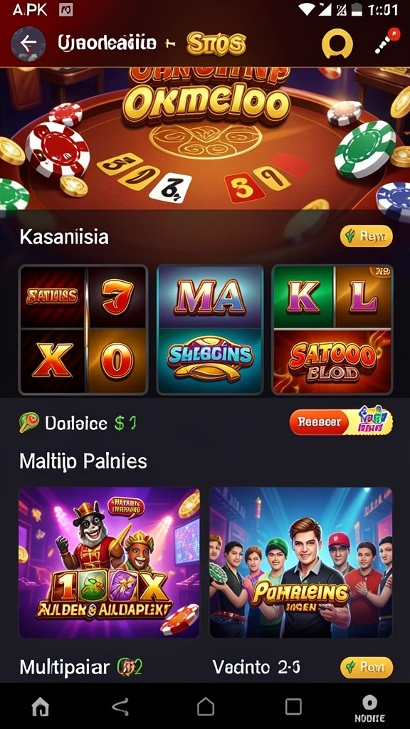 Tampilan awal aplikasi SUKA86 yang menarik dan user-friendly.