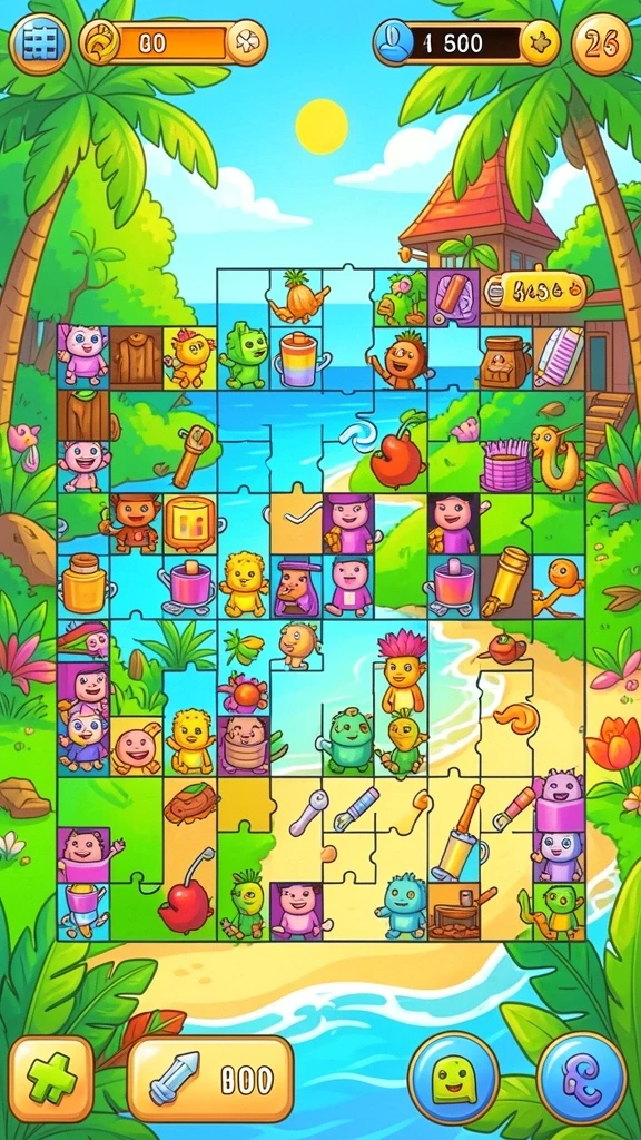 Tangkapan layar yang menunjukkan grafik menawan di dalam game.