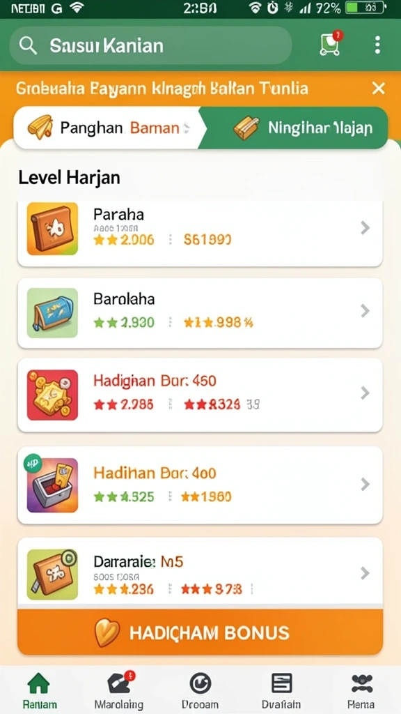 Antarmuka yang ramah pengguna dan mudah dinavigasi.