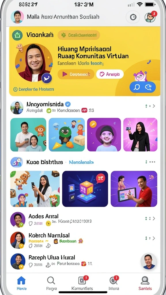 Tampilan antarmuka yang user-friendly.
