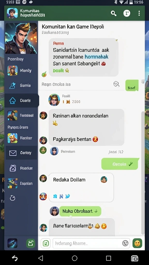 Tampilan antarmuka yang menarik dan user-friendly.