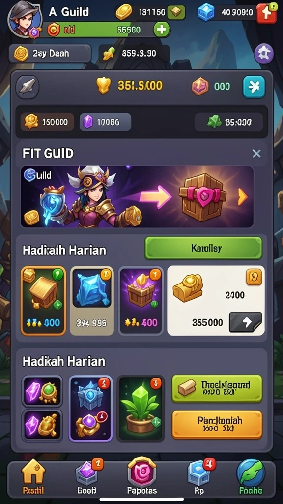 Tampilan grafis yang memukau dan detail.